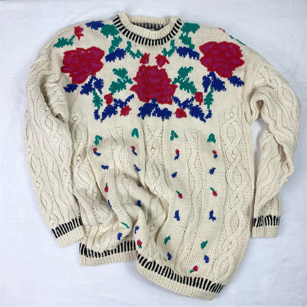 Knit Stitches Chunky Knit Sweater